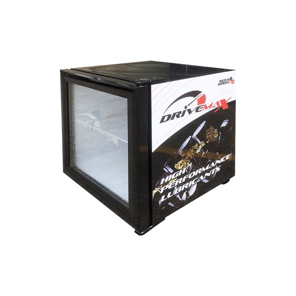 Mini Counter Top Single Glass Door Showcase Display Cooler