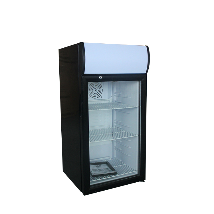 80L Upright Commercial Beverage Display Refrigerator Showcase Cooler