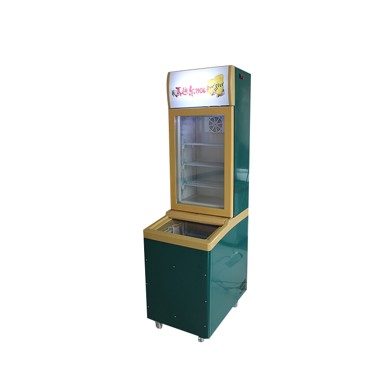 Commercial Use Ice Cream Upright Display Freezer