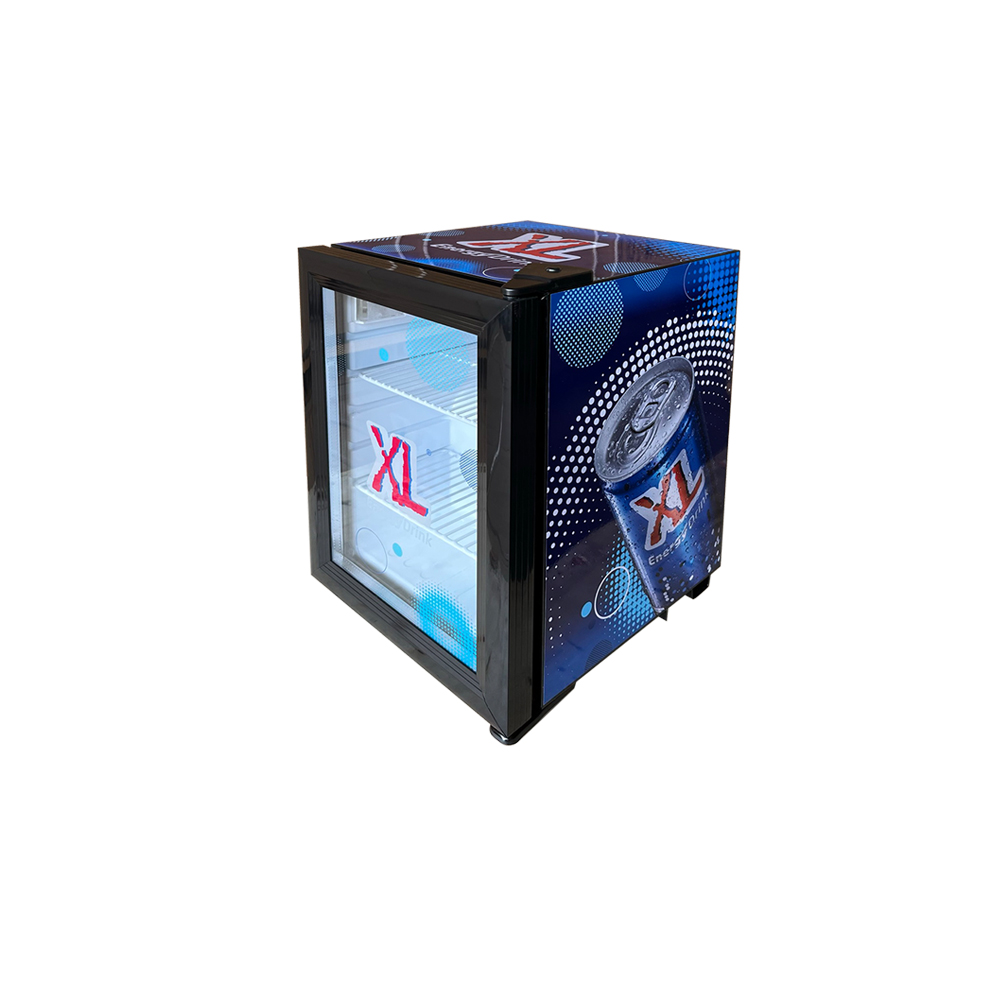 Counter Top Glass Door Showcase Display Beverage Cooler 