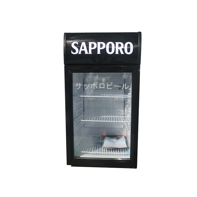 55L Mini Pantalla de mostrador de contadores refrigerador de bebidas del refrigerador