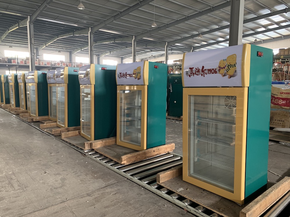 Commercial Use Ice Cream Upright Display Freezer