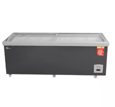 Large Capacity Combined Chest Glass Door Island Display Freezer 