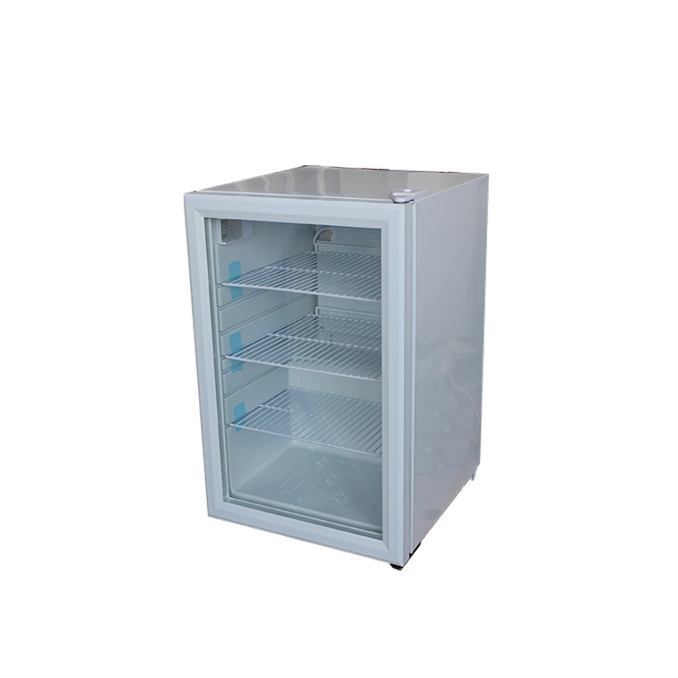 Commercial Counter Top Mini Glass Door Showcase Display Cooler